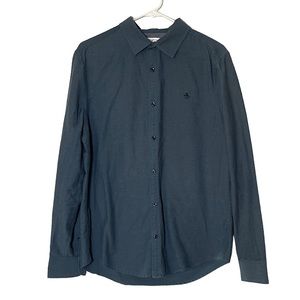 Original Penguin Blue Slim Fit Dress Shirt Men’s Large